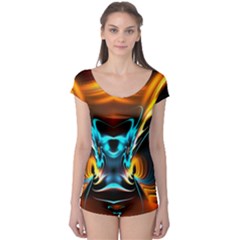 Duck-crazy-duck-abstract Boyleg Leotard  by Jancukart