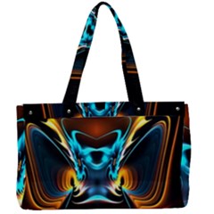 Duck-crazy-duck-abstract Canvas Work Bag