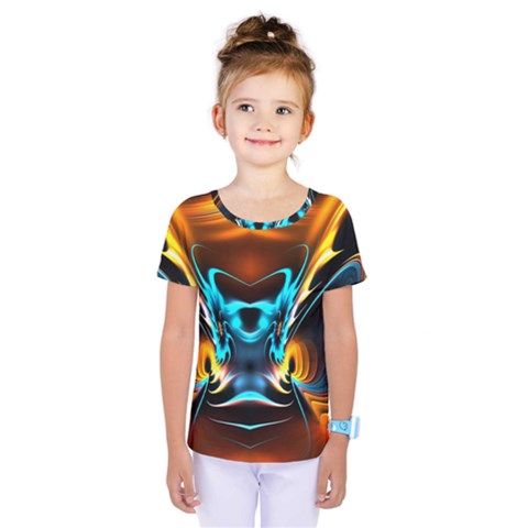 Duck-crazy-duck-abstract Kids  One Piece Tee by Jancukart