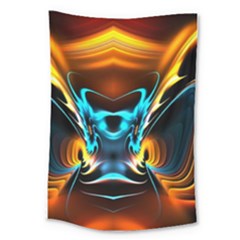 Duck-crazy-duck-abstract Large Tapestry