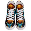 Duck-crazy-duck-abstract Men s Hi-Top Skate Sneakers View1