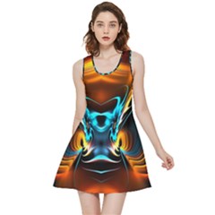 Duck-crazy-duck-abstract Inside Out Reversible Sleeveless Dress