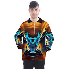 Duck-crazy-duck-abstract Men s Half Zip Pullover