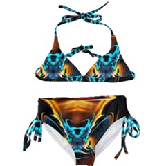 Duck-crazy-duck-abstract Kids  Classic Bikini Set