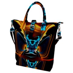 Duck-crazy-duck-abstract Buckle Top Tote Bag by Jancukart