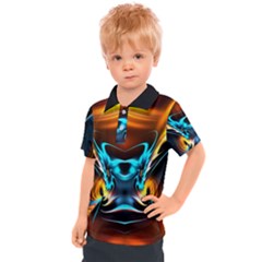 Duck-crazy-duck-abstract Kids  Polo Tee