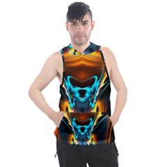 Duck-crazy-duck-abstract Men s Sleeveless Hoodie