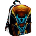 Duck-crazy-duck-abstract Zip Up Backpack View2