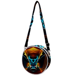 Duck-crazy-duck-abstract Crossbody Circle Bag