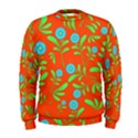 Background-texture-seamless-flowers Men s Sweatshirt View1