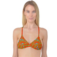 Background-texture-seamless-flowers Reversible Tri Bikini Top