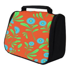 Background-texture-seamless-flowers Full Print Travel Pouch (small)