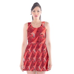 Sculpture-art-traffic-cones-plastic Scoop Neck Skater Dress