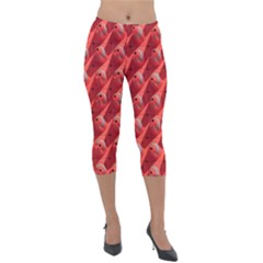 Sculpture-art-traffic-cones-plastic Lightweight Velour Capri Leggings 