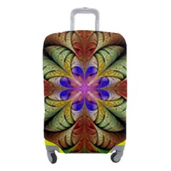 Fractal-abstract-flower-floral- -- Luggage Cover (small) by Wegoenart