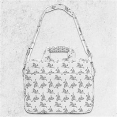 Robot Dog Drawing Motif Pattern Macbook Pro 13  Shoulder Laptop Bag 