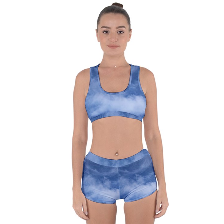 Sky Wishes  Racerback Boyleg Bikini Set