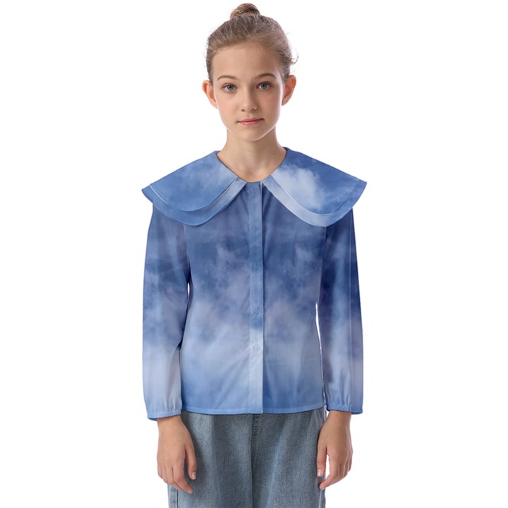 Sky Wishes  Kids  Peter Pan Collar Blouse