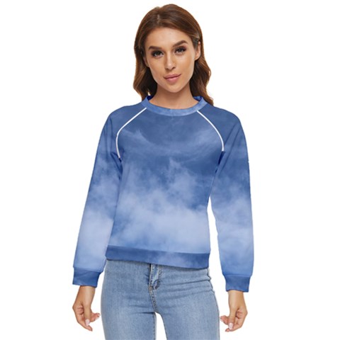 Sky Wishes  Women s Long Sleeve Raglan Tee by HoneySuckleDesign