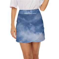 Sky Wishes  Mini Front Wrap Skirt