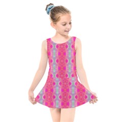 Devine Connection Kids  Skater Dress Swimsuit by Thespacecampers