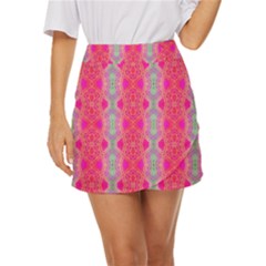 Devine Connection Mini Front Wrap Skirt