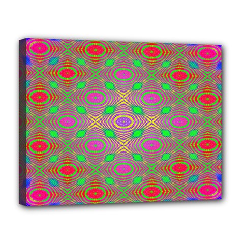 Rippled Magic Canvas 14  X 11  (stretched) by Thespacecampers