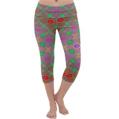 Rippled Magic Capri Yoga Leggings by Thespacecampers