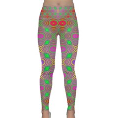 Rippled Magic Lightweight Velour Classic Yoga Leggings by Thespacecampers