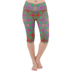 Rippled Magic Lightweight Velour Cropped Yoga Leggings by Thespacecampers