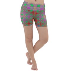 Rippled Magic Lightweight Velour Yoga Shorts by Thespacecampers