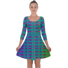 Blessings Quarter Sleeve Skater Dress by Thespacecampers