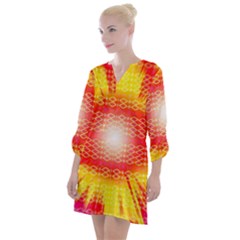 Soul To The Eye Open Neck Shift Dress by Thespacecampers