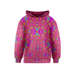 Pink Vacation Kids  Pullover Hoodie by Thespacecampers