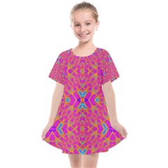 Pink Vacation Kids  Smock Dress by Thespacecampers