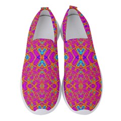 Pink Vacation Women s Slip On Sneakers