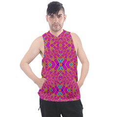 Pink Vacation Men s Sleeveless Hoodie by Thespacecampers