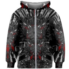 Abstract-artwork-art-fractal Kids  Zipper Hoodie Without Drawstring