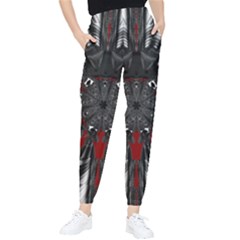 Abstract-artwork-art-fractal Tapered Pants