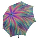 Rainbow Effect CBDOilPrincess  Hook Handle Umbrellas (Medium) View2