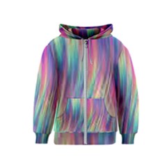 Rainbow Effect Cbdoilprincess  Kids  Zipper Hoodie