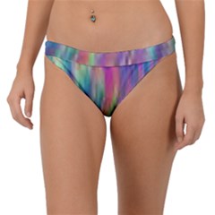 Rainbow Effect Cbdoilprincess  Band Bikini Bottom by CBDOilPrincess1