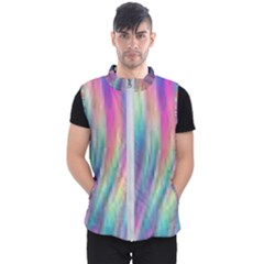 Rainbow Effect Cbdoilprincess  Men s Puffer Vest