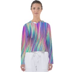 Rainbow Effect Cbdoilprincess  Women s Slouchy Sweat