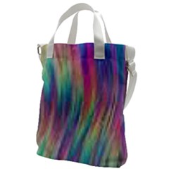 Rainbow Effect Cbdoilprincess  Canvas Messenger Bag by CBDOilPrincess1