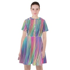 Rainbow Effect Cbdoilprincess  Sailor Dress by CBDOilPrincess1