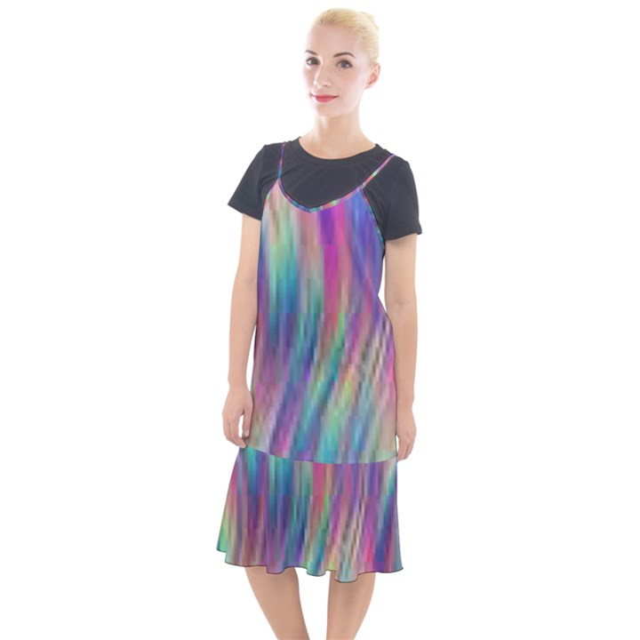 Rainbow Effect CBDOilPrincess  Camis Fishtail Dress