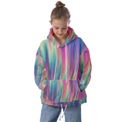 Rainbow Effect Cbdoilprincess  Kids  Oversized Hoodie by CBDOilPrincess1