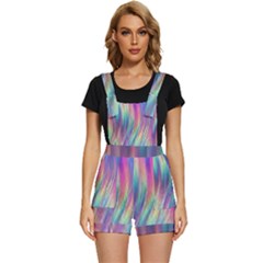 Rainbow Effect Cbdoilprincess  Short Overalls