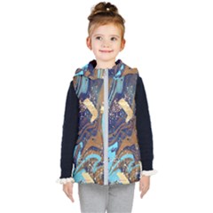 My Pour Cup Painting 5 Cbdoilprincess Kids  Hooded Puffer Vest